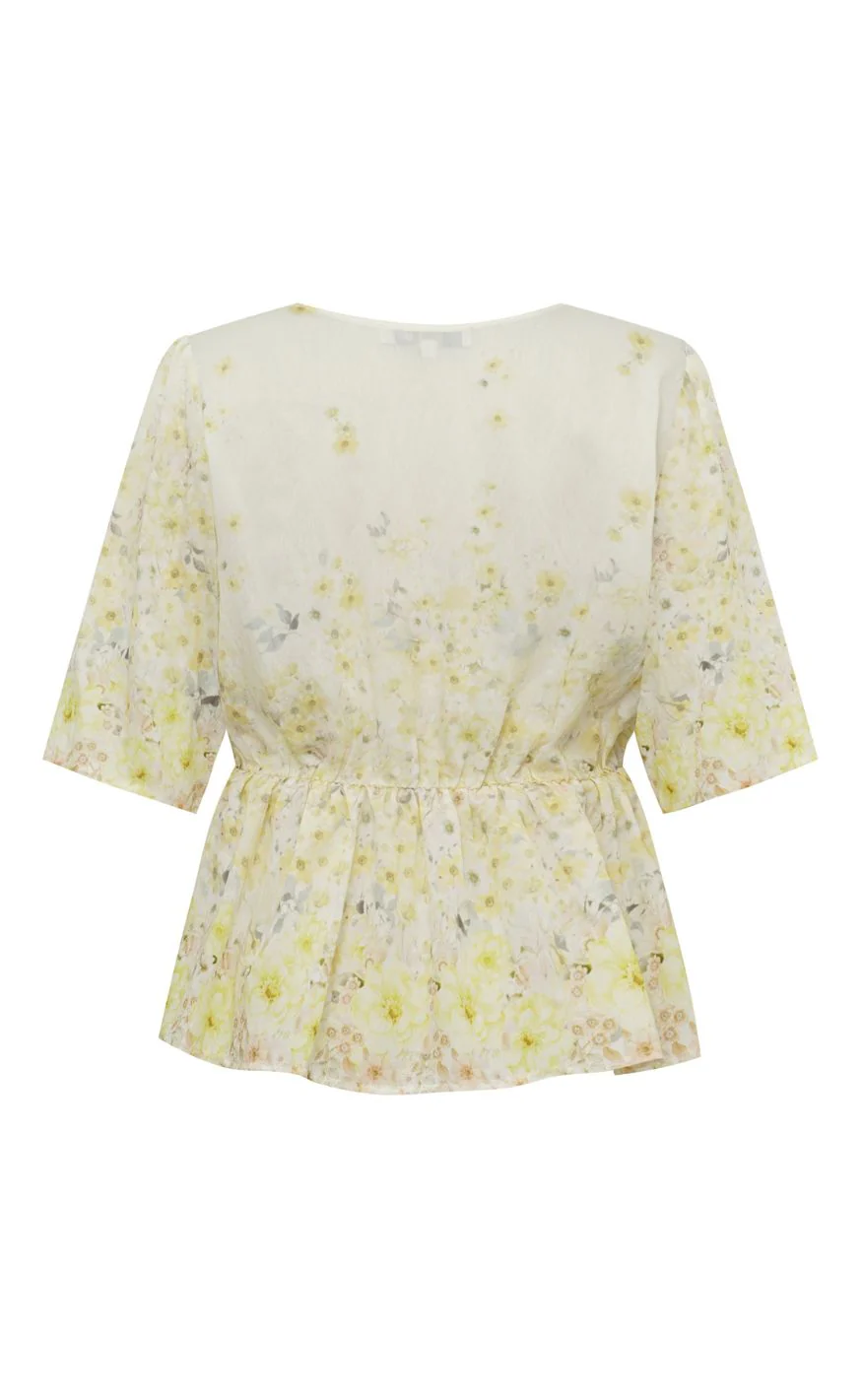 A-View Bluse - Aurora - Pale Yellow - Image 3
