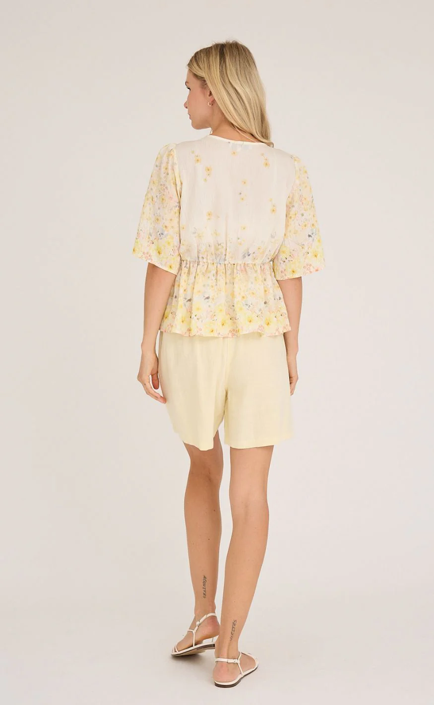 A-View Bluse - Aurora - Pale Yellow - Image 4