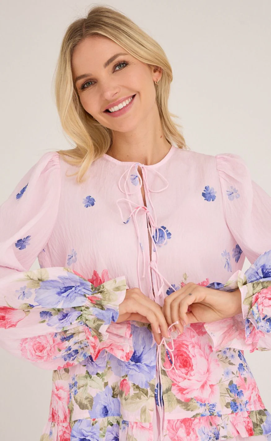 A-View Bluse - Fleur - Rose/Pink - Image 3