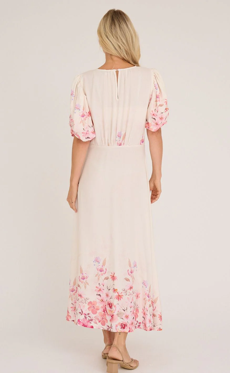A-View Kjole - Botanic - Cream - Image 2