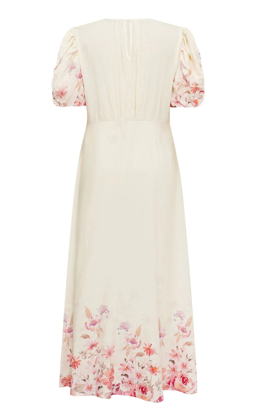A-View Kjole - Botanic - Cream - Image 4