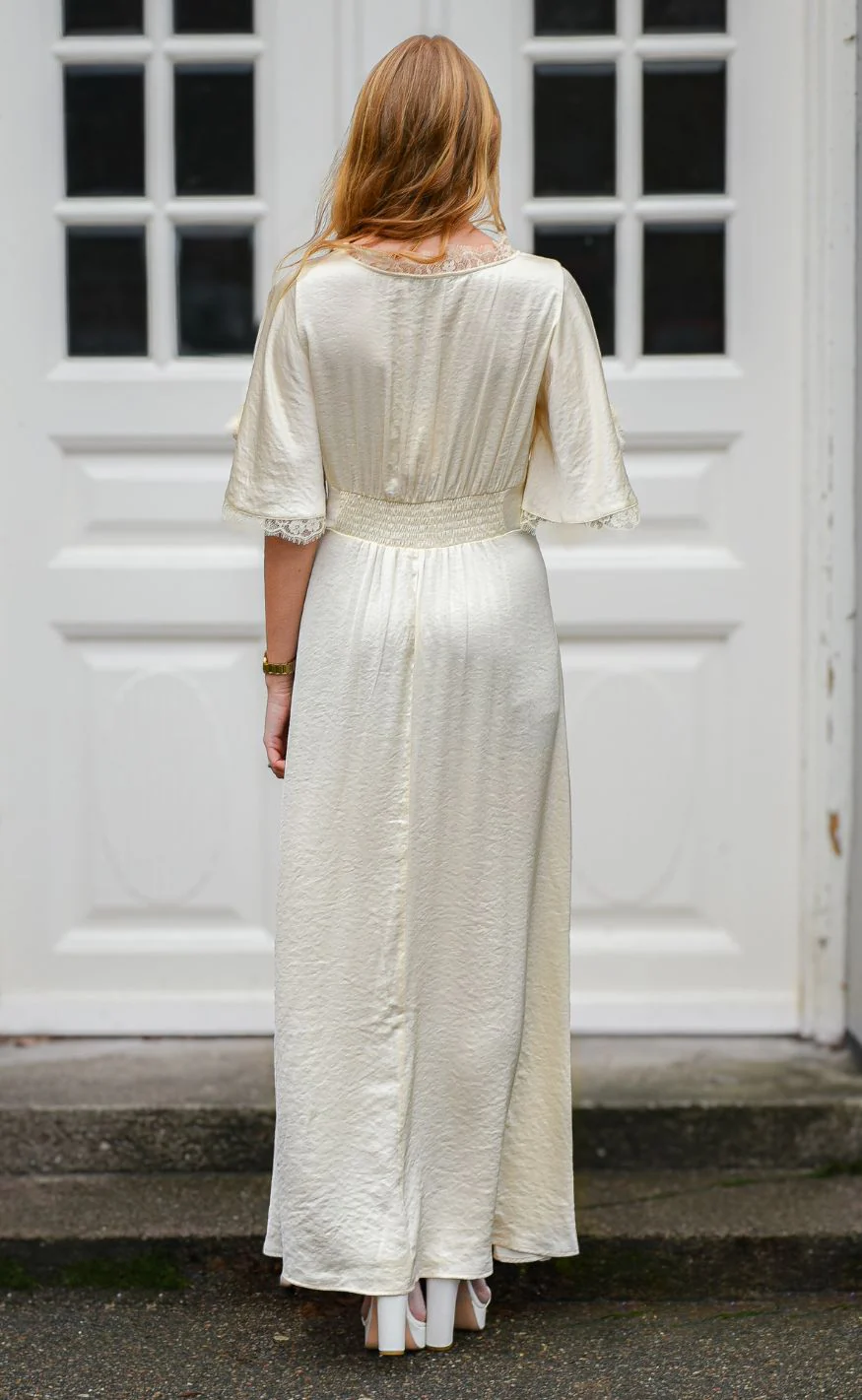 A-View Kjole - Flowy - Pale Yellow - Image 3