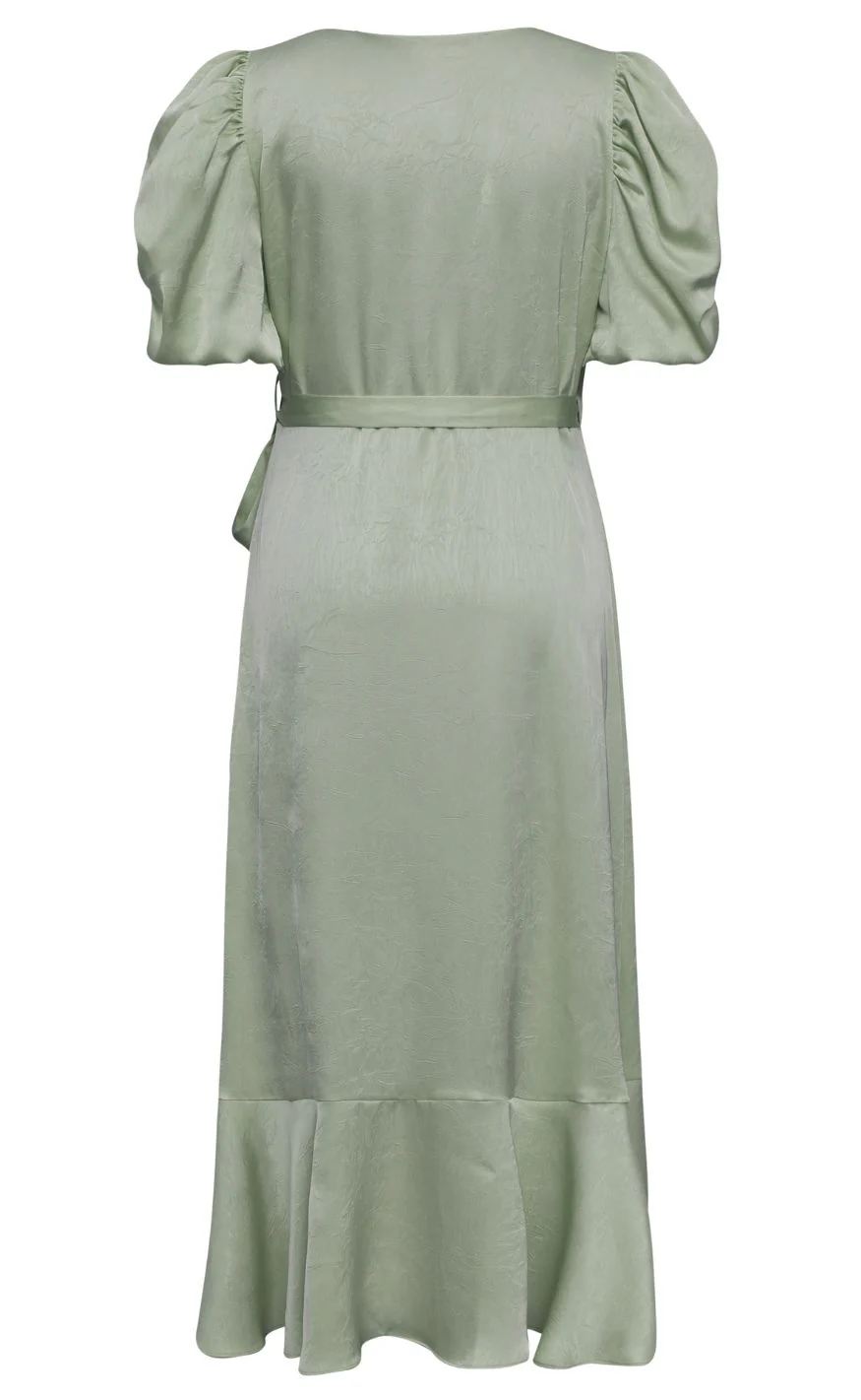 A-View Kjole - Sinda - Dusty Green - Image 4