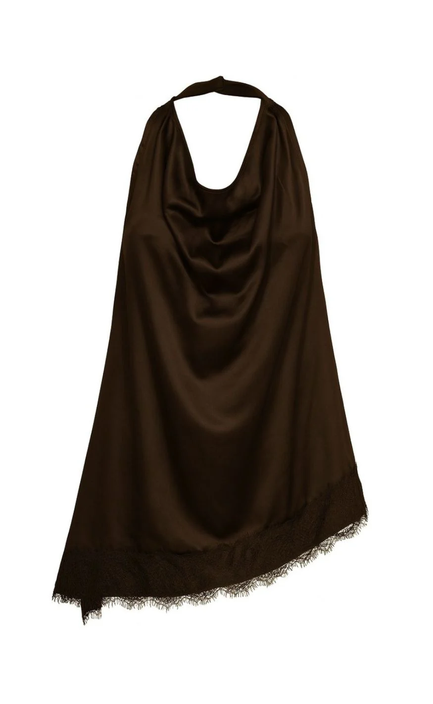A-View Top - Katti Asymetric - Dark Brown - Image 5