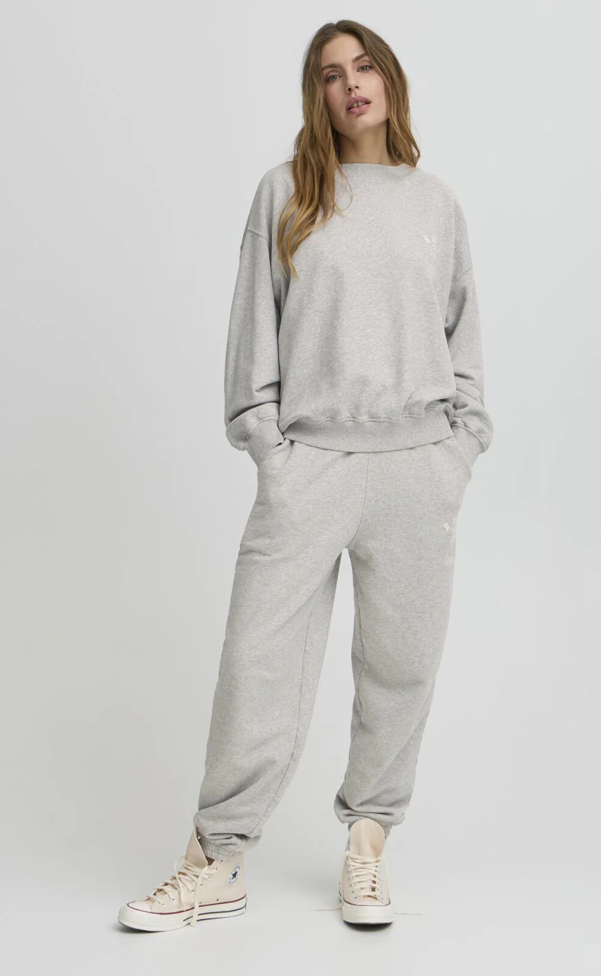 BALL Original Sweatshirt - Savona - Medium Grey Melange - Image 4