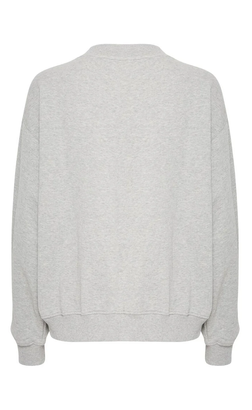 BALL Original Sweatshirt - Savona - Medium Grey Melange - Image 5