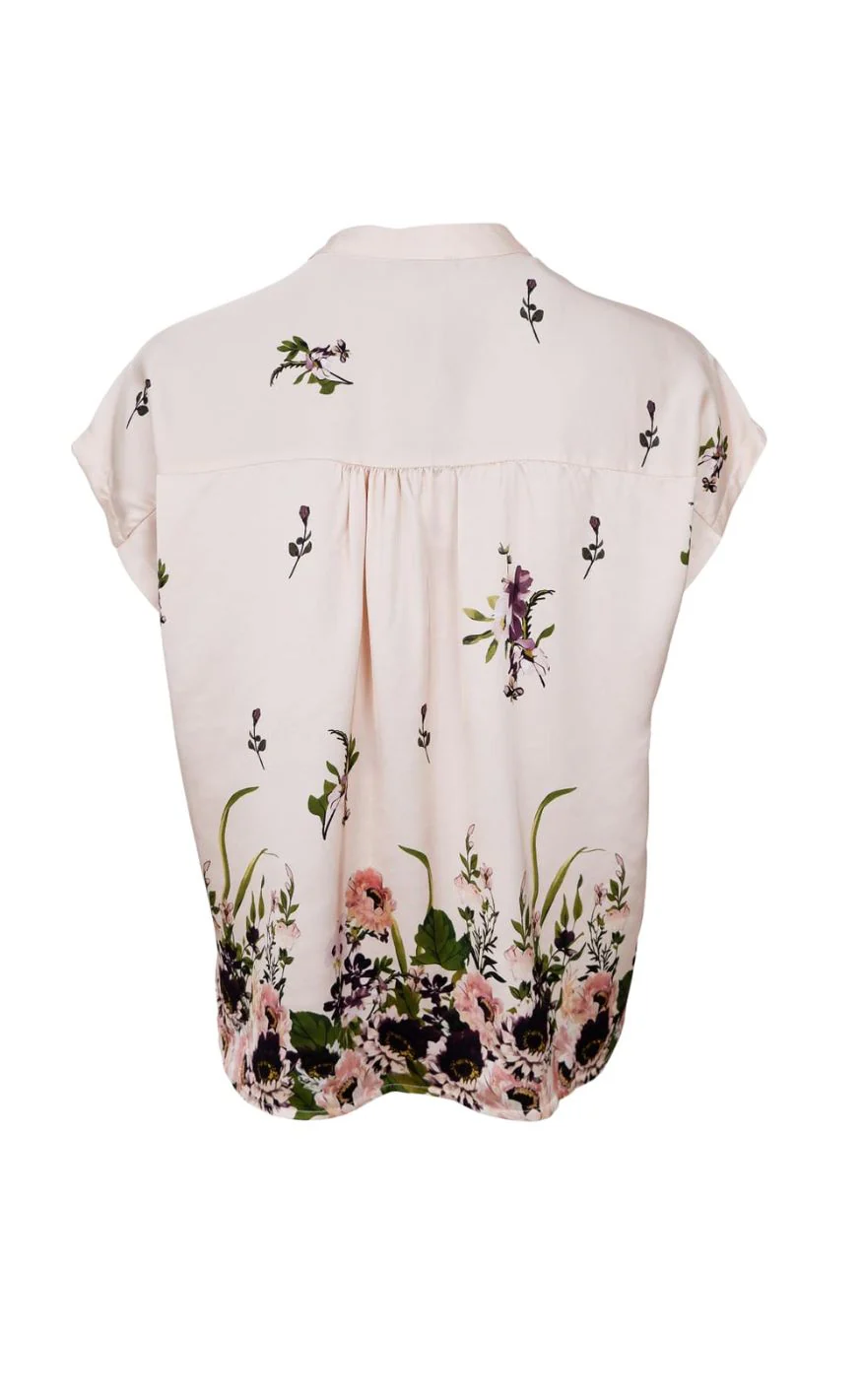 Black Colour Bluse - Beatrix SS - Natural - Image 4