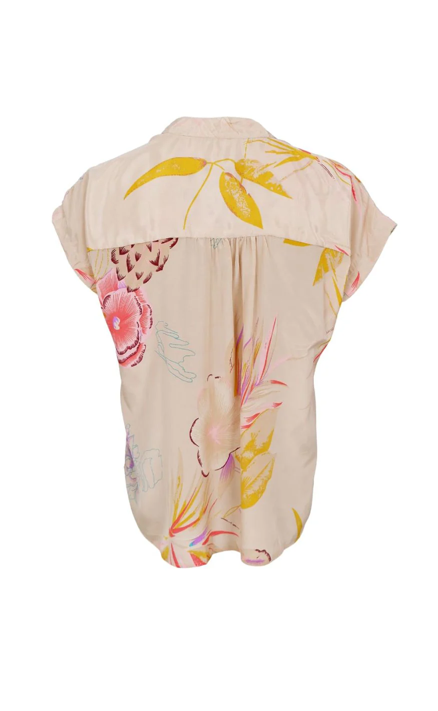 Black Colour Bluse - Luna Andrea S/S - Poppy Rose - Image 4