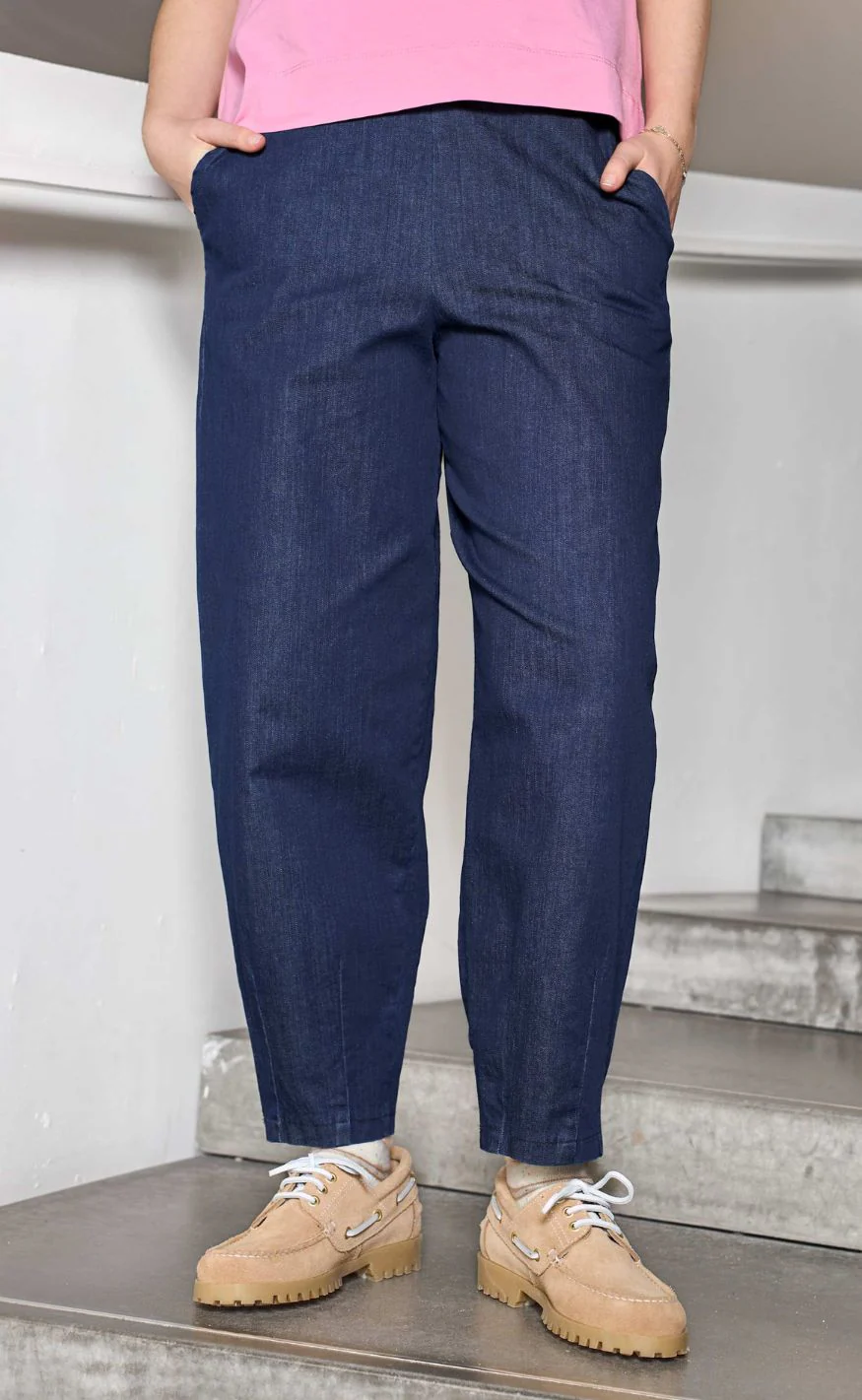 Black Colour Bukser - Demice Denim Barrel - Denim - Image 2