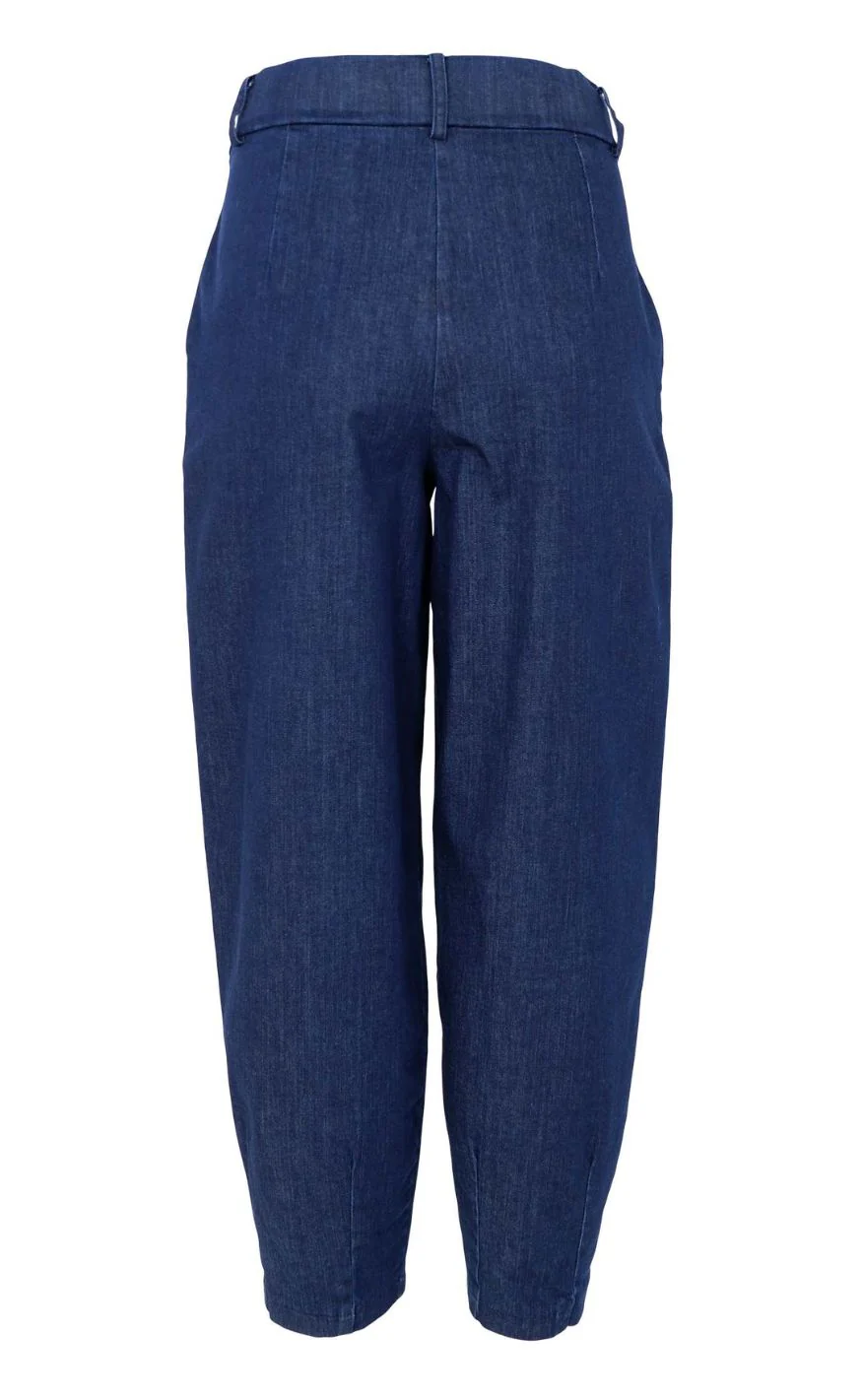 Black Colour Bukser - Demice Denim Barrel - Denim - Image 3