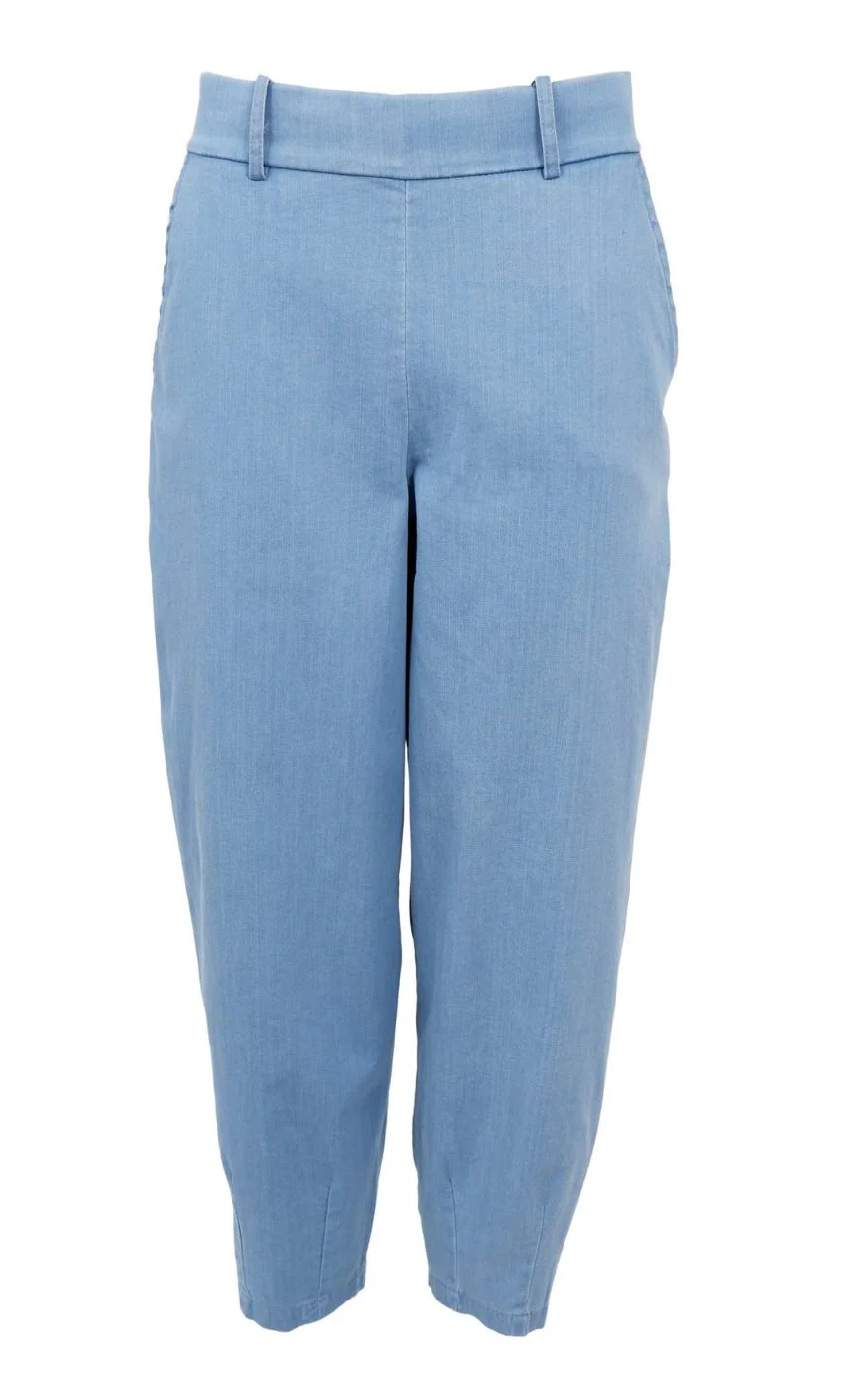 Black Colour Bukser - Demice Denim Barrel - Lt. Denim - Image 2