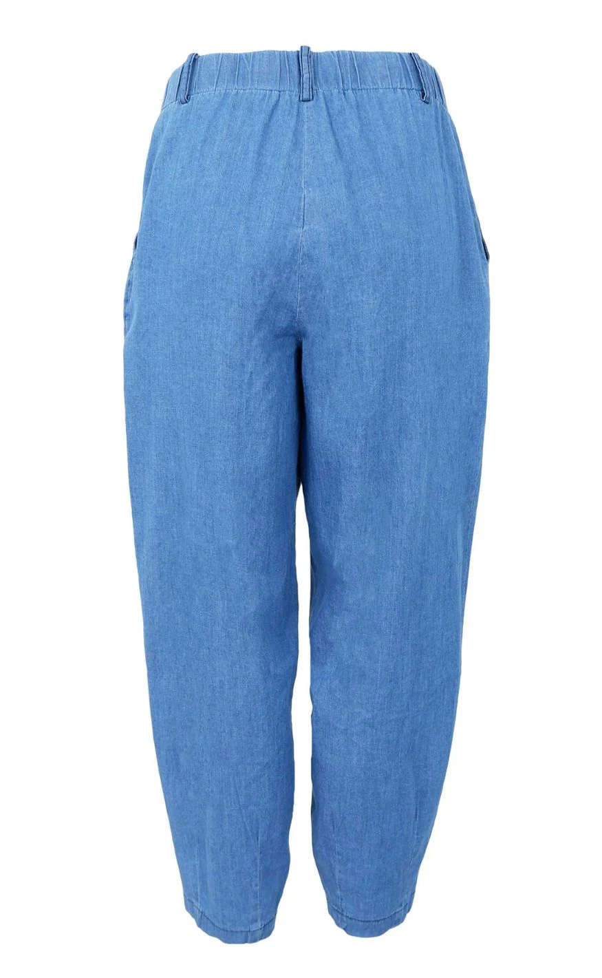Black Colour Bukser - Hermione Baggy - Denim - Image 4