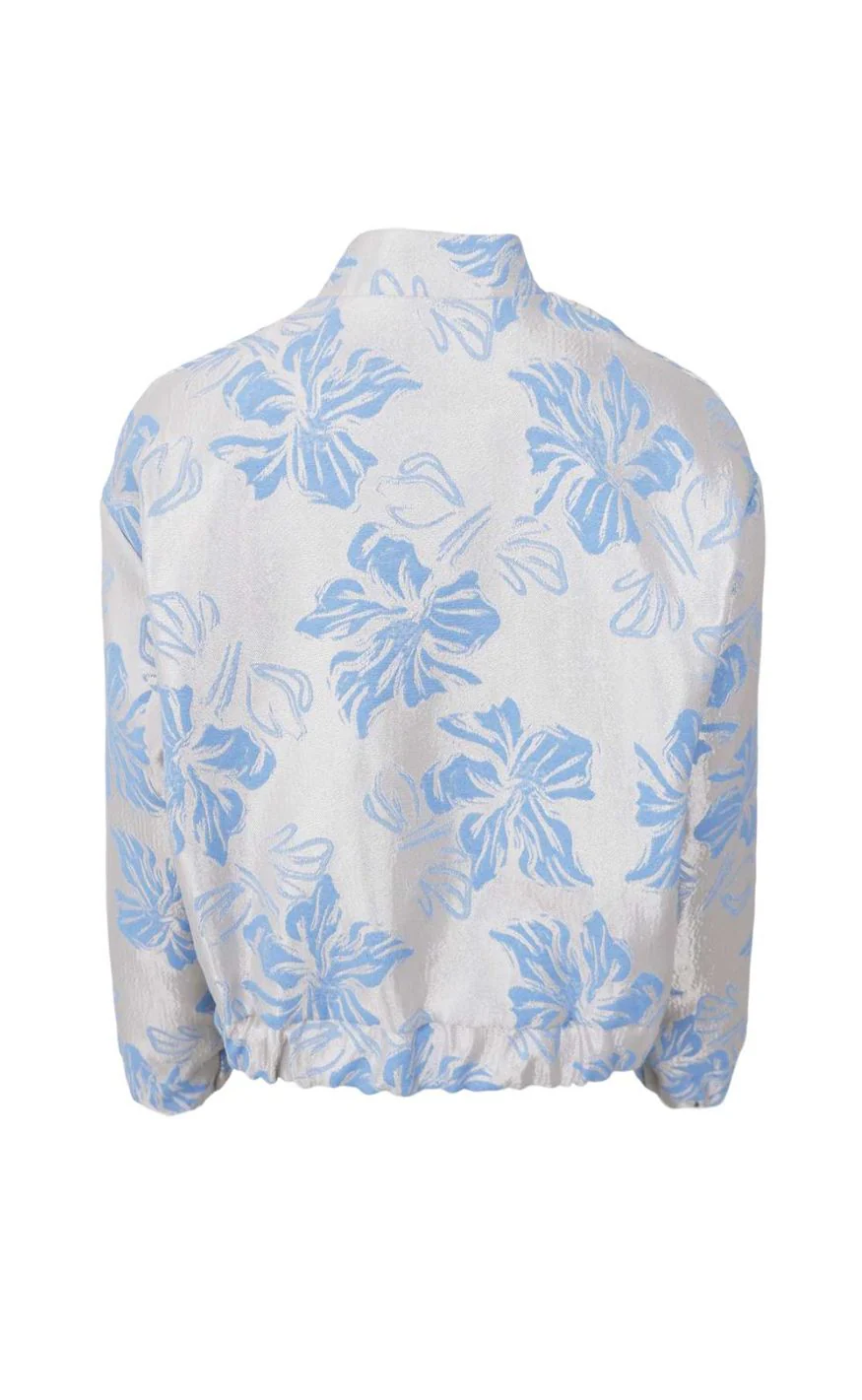 Black Colour Jakke - Jackline Bomber - Lt. Blue - Image 4