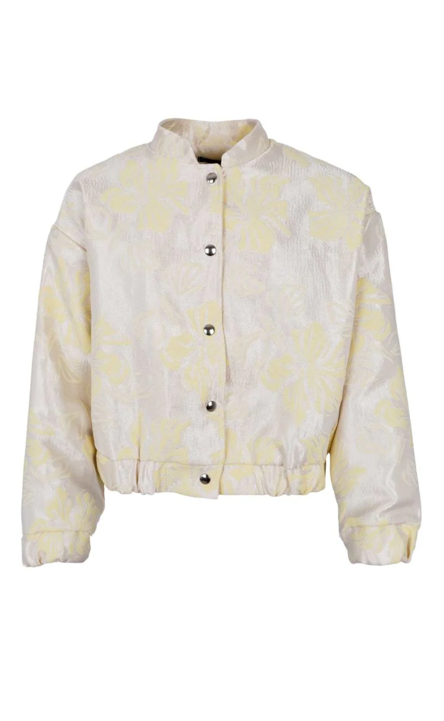 Black Colour Jakke - Jackline Bomber - Lt. Yellow - Image 2