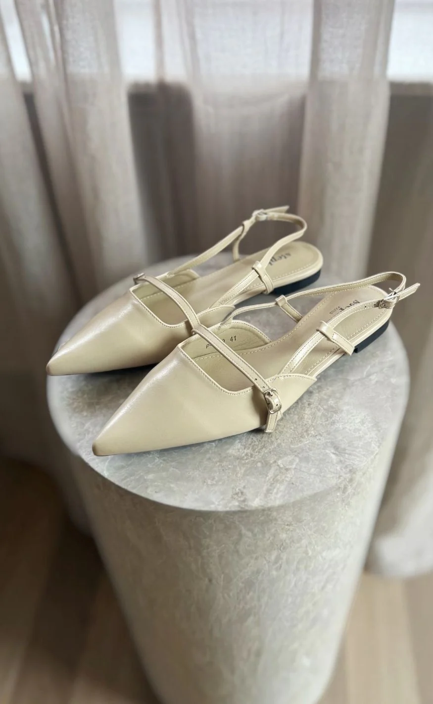 Chosen Ballerinaer - Natascha - Ecru - Image 2