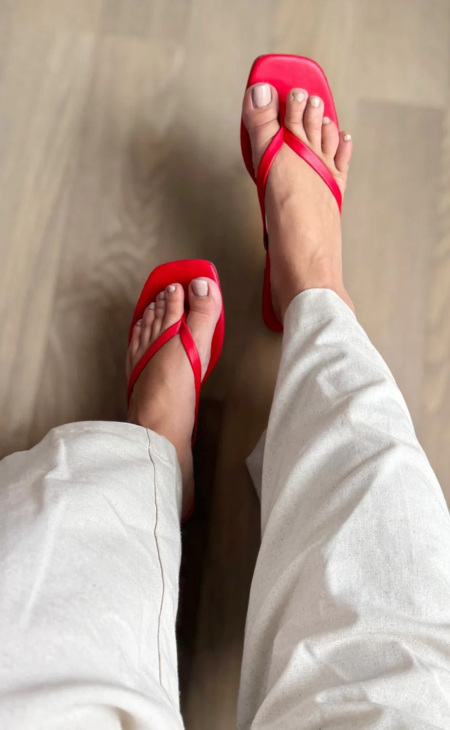 Chosen Flip Flops - Chris  - Red - Image 2