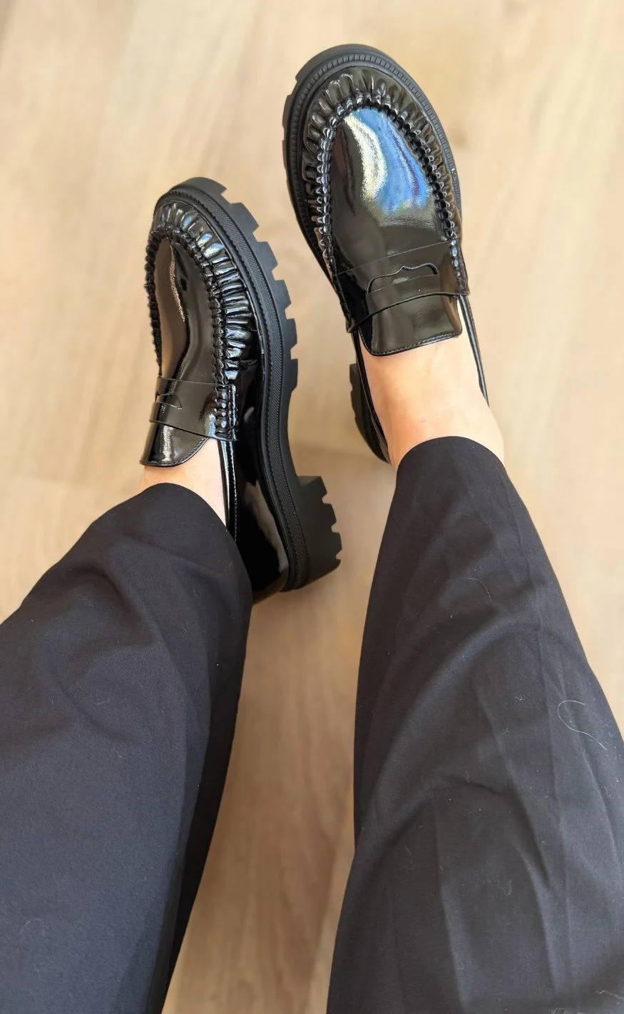 Chosen Loafers  - Marika Shiny - Black - Image 3