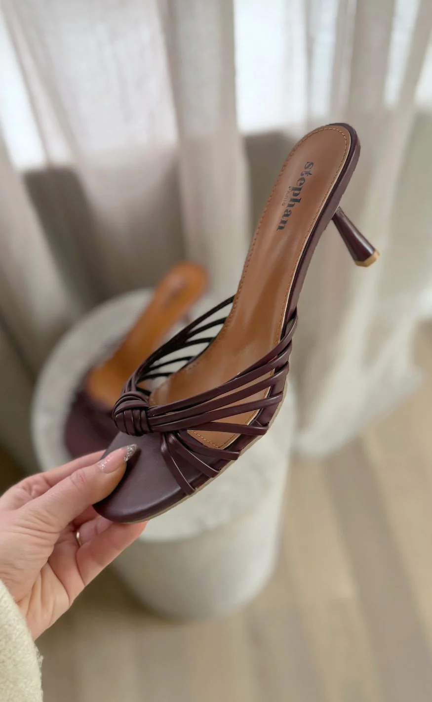 Chosen Stiletter - Laura - Burgundy - Image 4