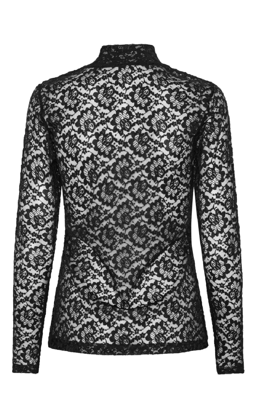 Continue Bluse - Alberte - Black - Image 2