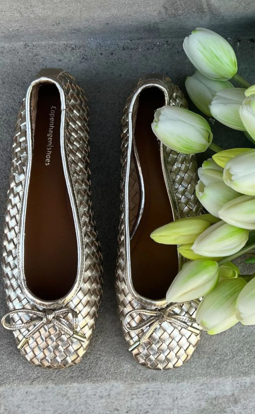 Copenhagen Shoes Ballerinaer - Lucie - Gold - Image 3