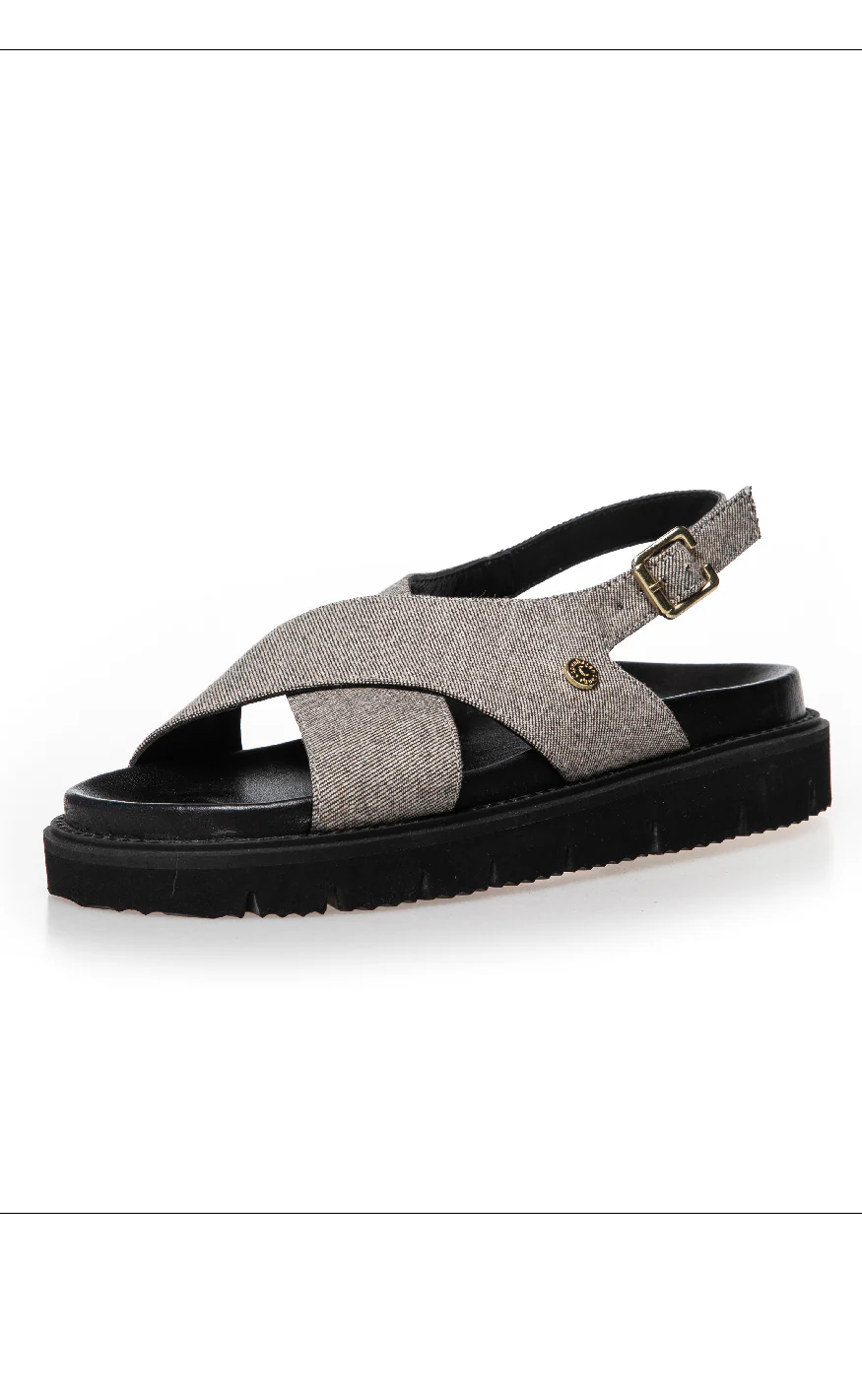Copenhagen Shoes Sandaler - Summertime - Grey Denim - Image 3