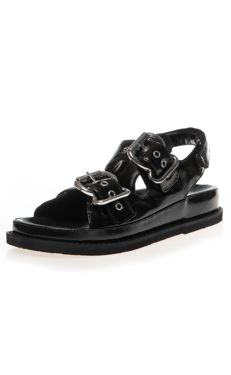 Copenhagen Shoes Sandal - The Magical Patent - Black Patent - Image 3