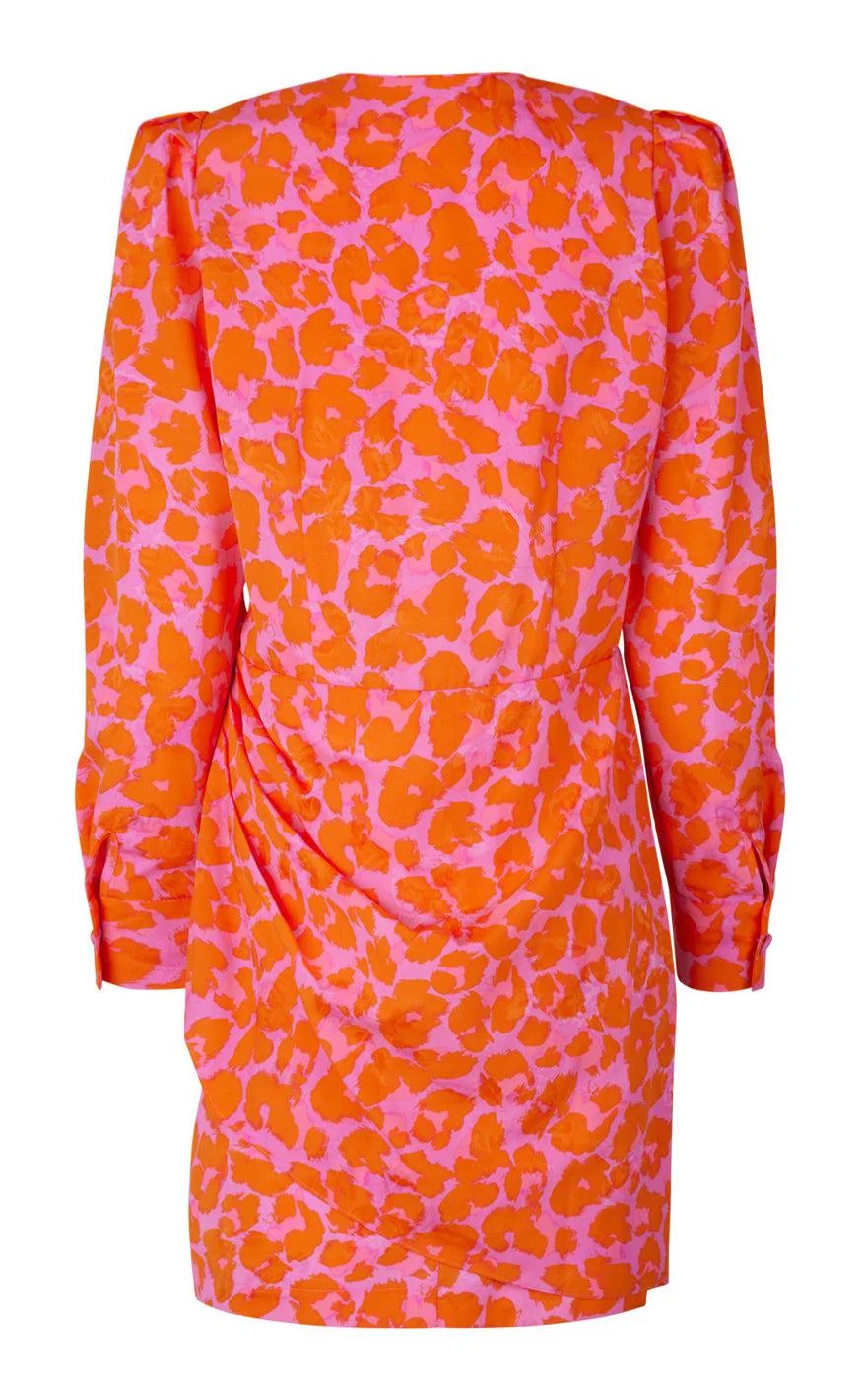 Cras Kjole - Yvonne - Pink Leo - Image 3