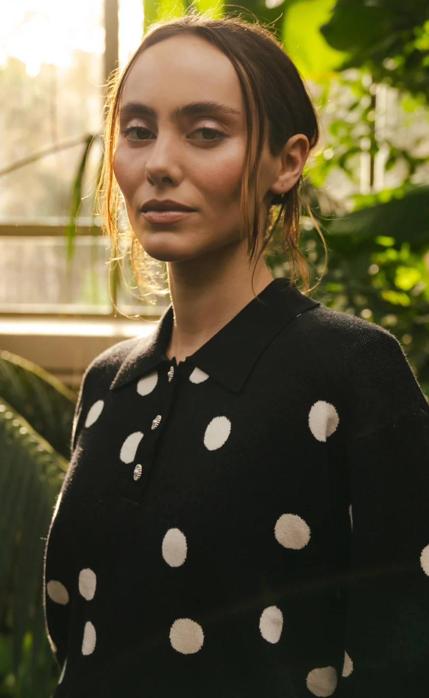Cras Pullover - Love - Black White Dot - Image 3