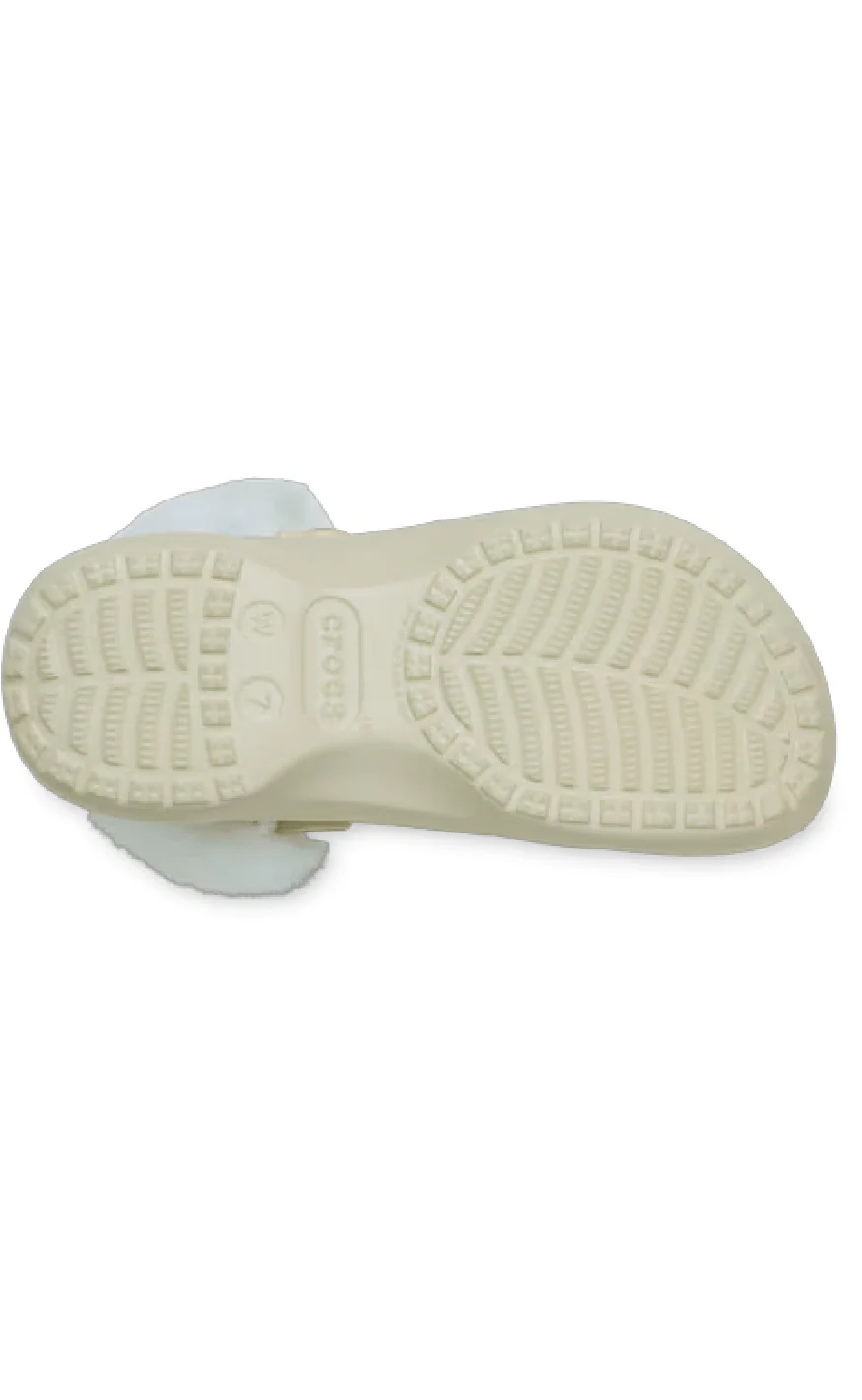 Crocs Træsko - Classic Platform Fuzz Lined - Bone - Image 3