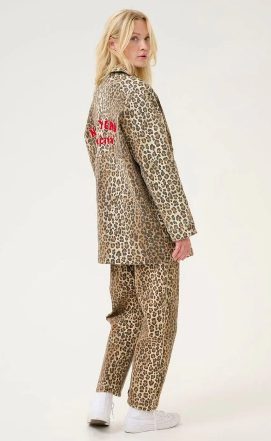 Culture Jakke - Aliena Embroidery - Leopard - Image 6