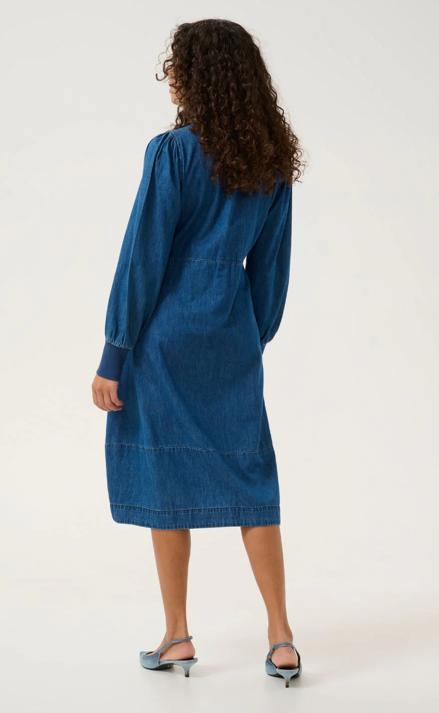 Culture Kjole - Allura Arpa Rib - Dark Blue Wash - Image 7