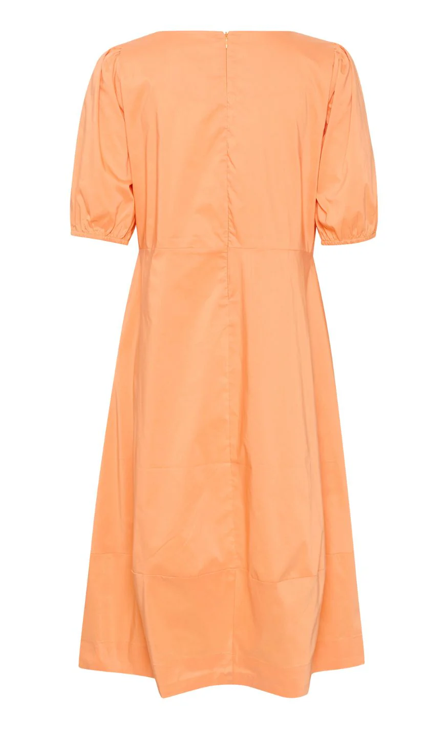Culture Kjole - Antoinett SS - Tangerine - Image 2