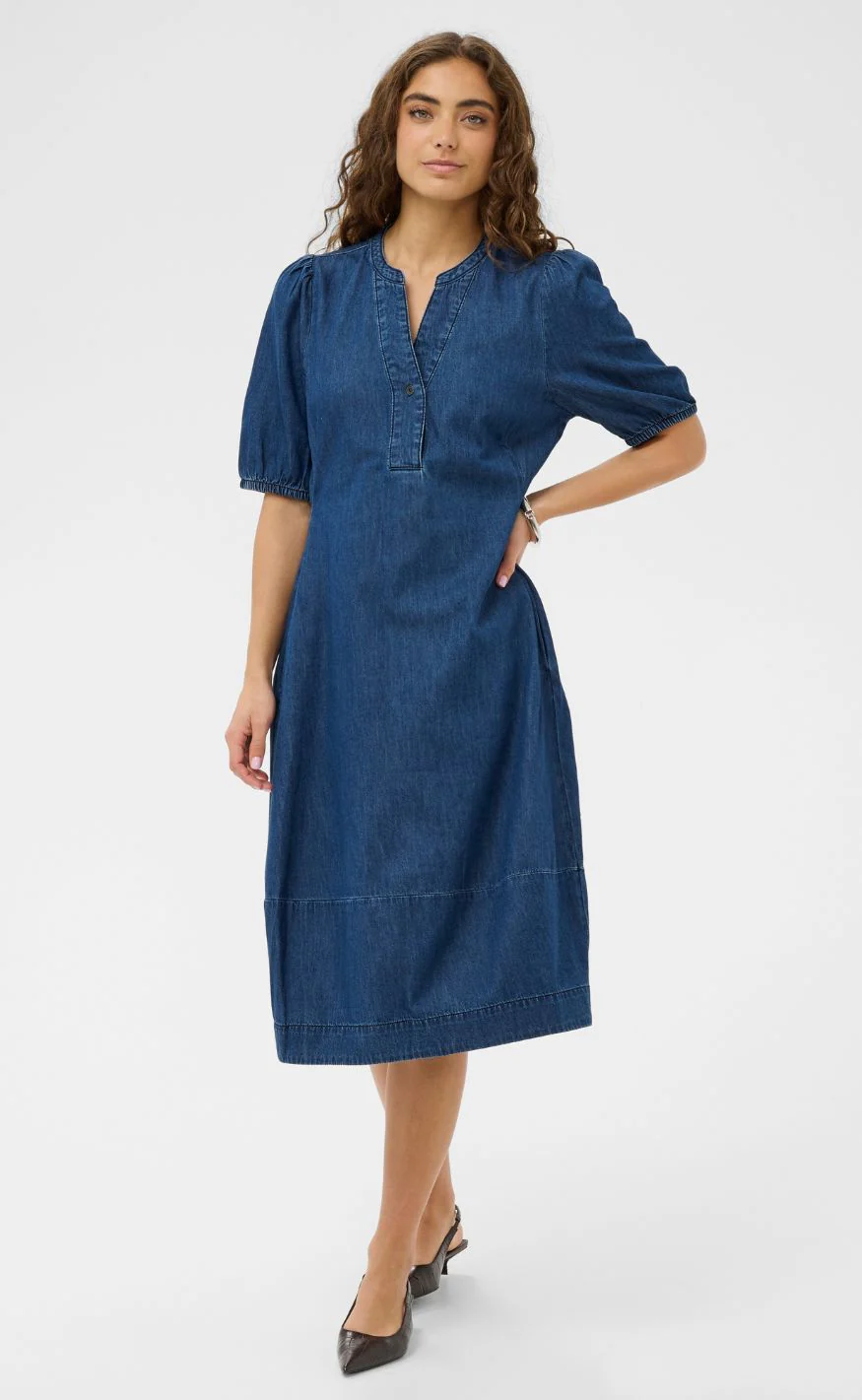 Culture Kjole - Mona Arpa - Dark Blue Wash - Image 2