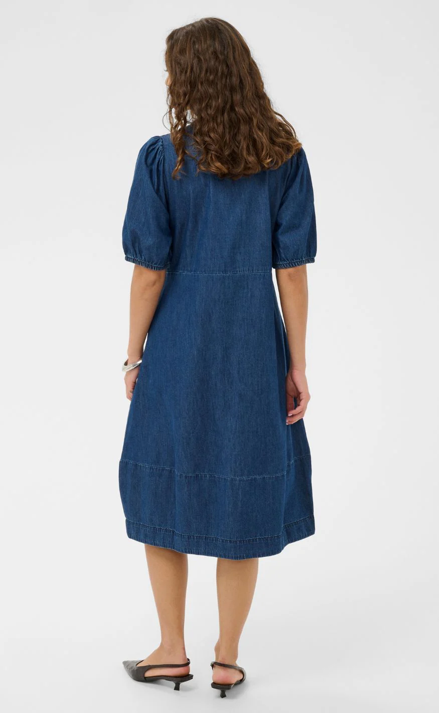 Culture Kjole - Mona Arpa - Dark Blue Wash - Image 5