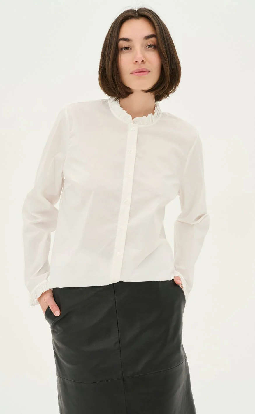 Culture Skjorte - Antoinett Button - Spring Gardenia - Image 6