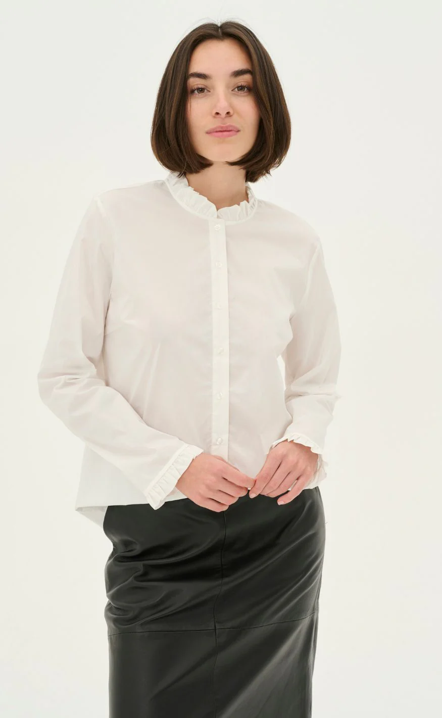 Culture Skjorte - Antoinett Button - Spring Gardenia - Image 7