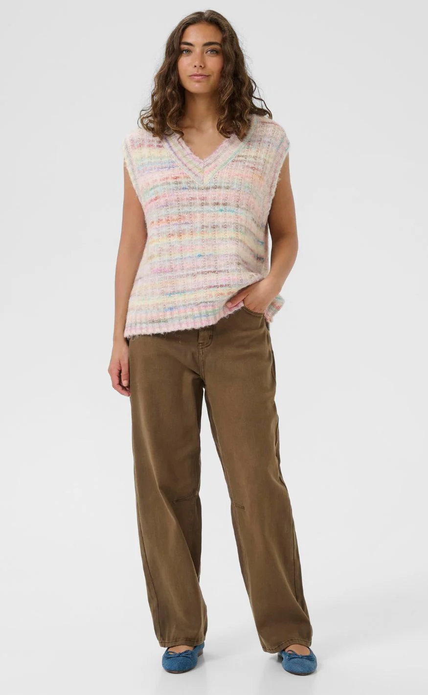 Culture Vest - Bilo - Pink Multi - Image 4