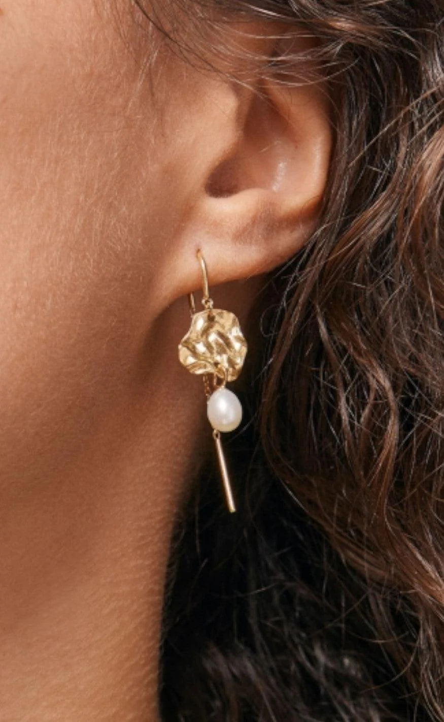 ENAMEL Copenhagen Øreringe - Kai Pearl - Pearls - Image 2