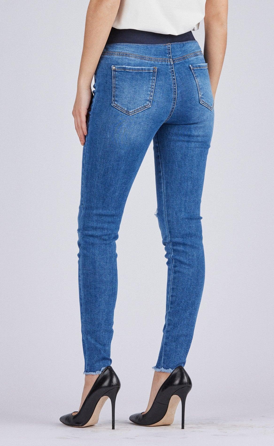 Freequent Bukser - Shantal Ankle Broken - Medium Blue - Image 9
