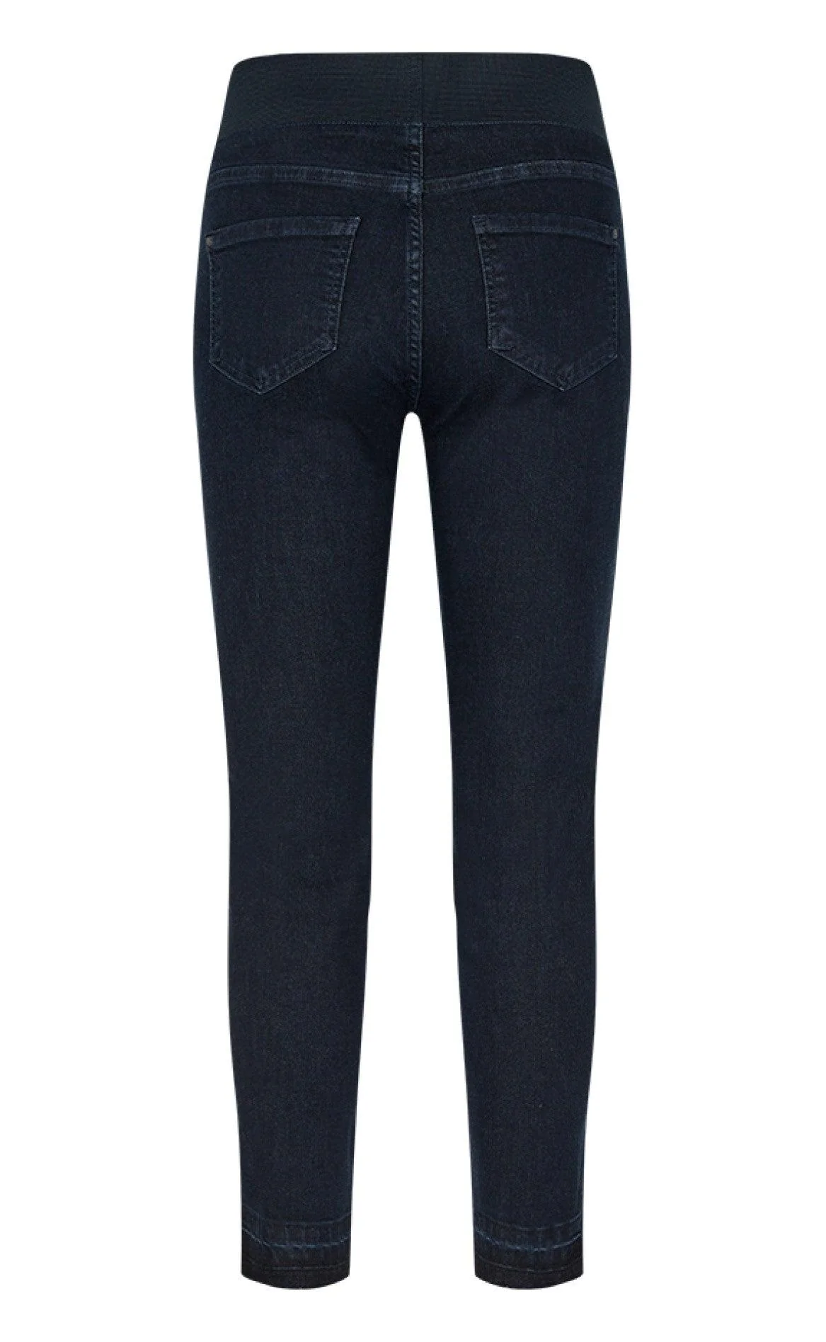 Freequent Bukser - Shantal Ankle Raw - Dark Blue Denim - Image 4