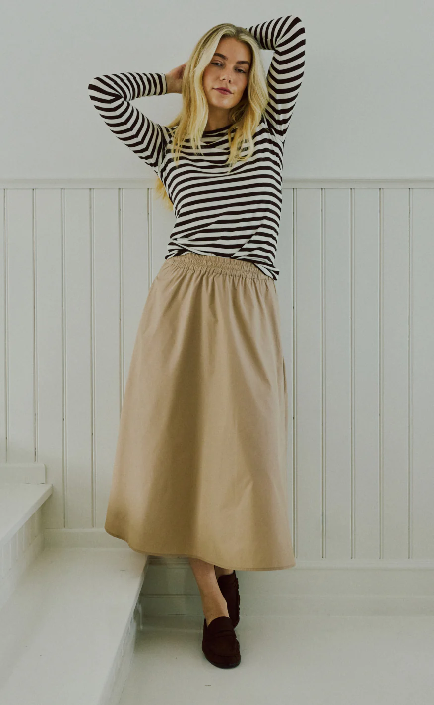 Freequent Nederdel - Breeze - Silver Mink - Image 3
