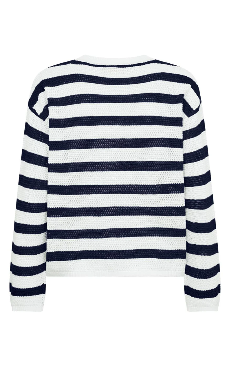 Freequent Strik - Dodo - Star Off-white w. Navy Blazer - Image 4