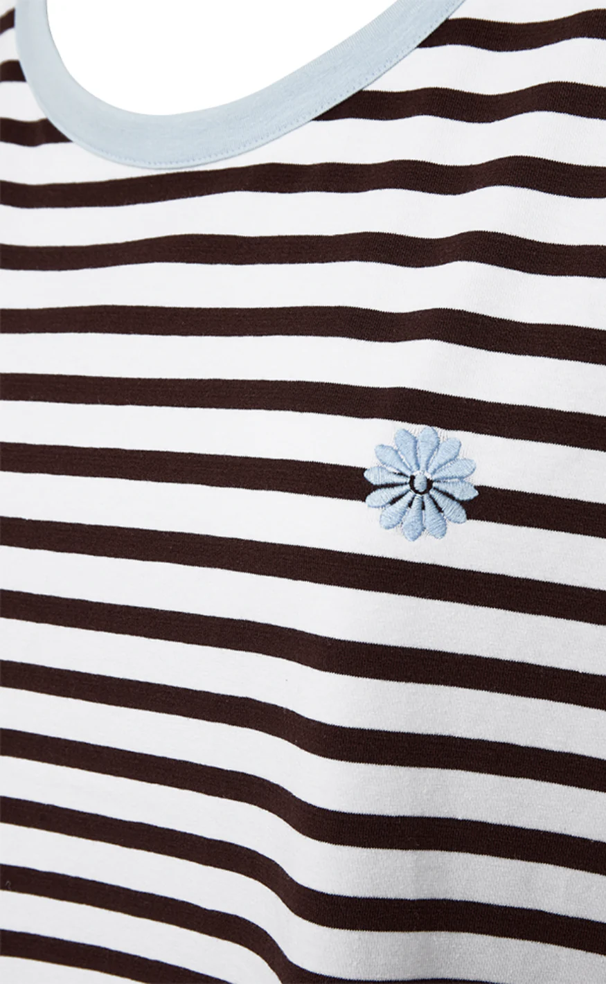 Freequent T-Shirt - Fenjal - Brilliant White w. Coffee Bean - Image 3