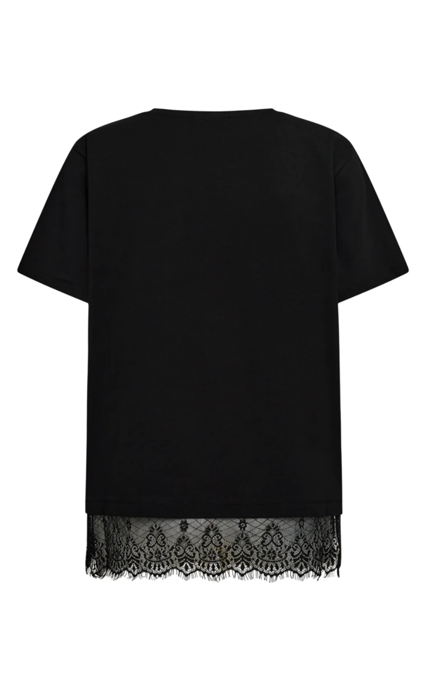 Freequent T-shirt - Sure - Black - Image 2