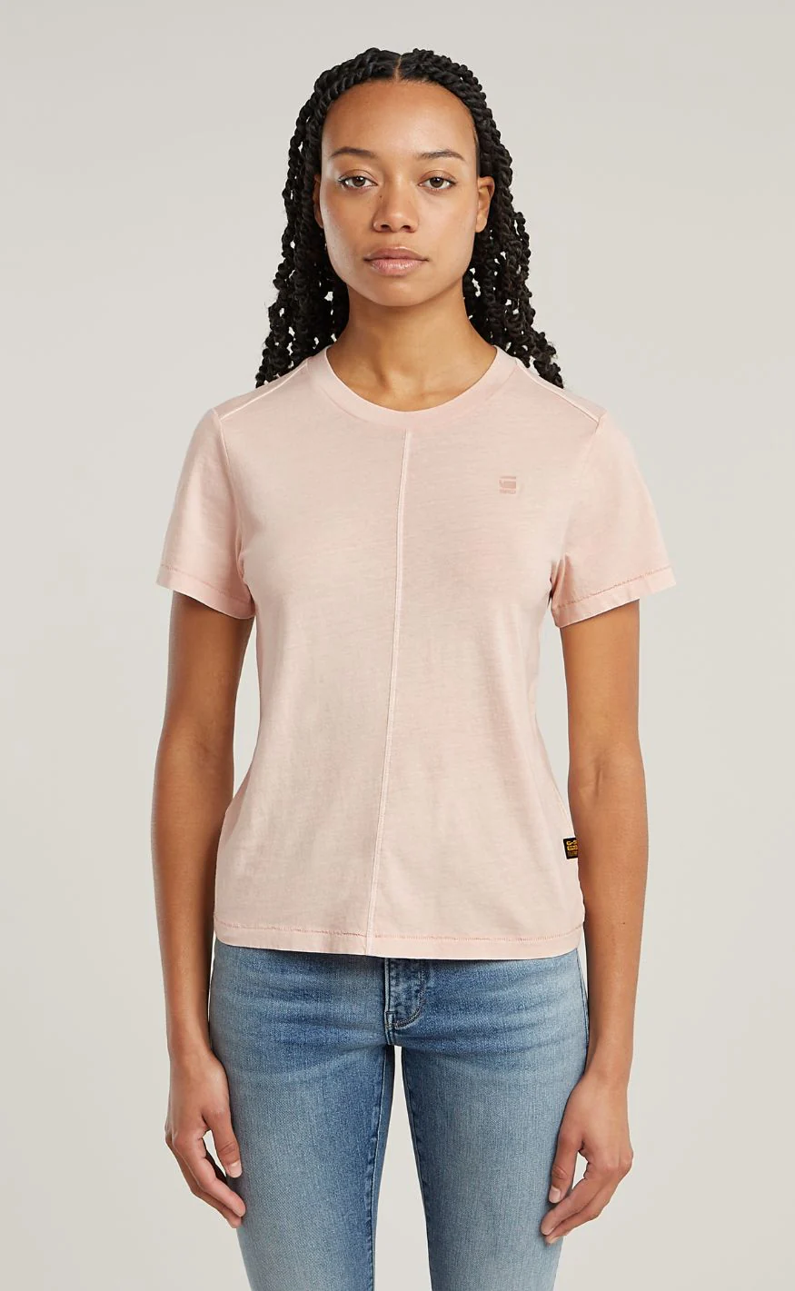 G-STAR T-Shirt - Overdyed r t wmn - Liquid Pink GD - Image 5