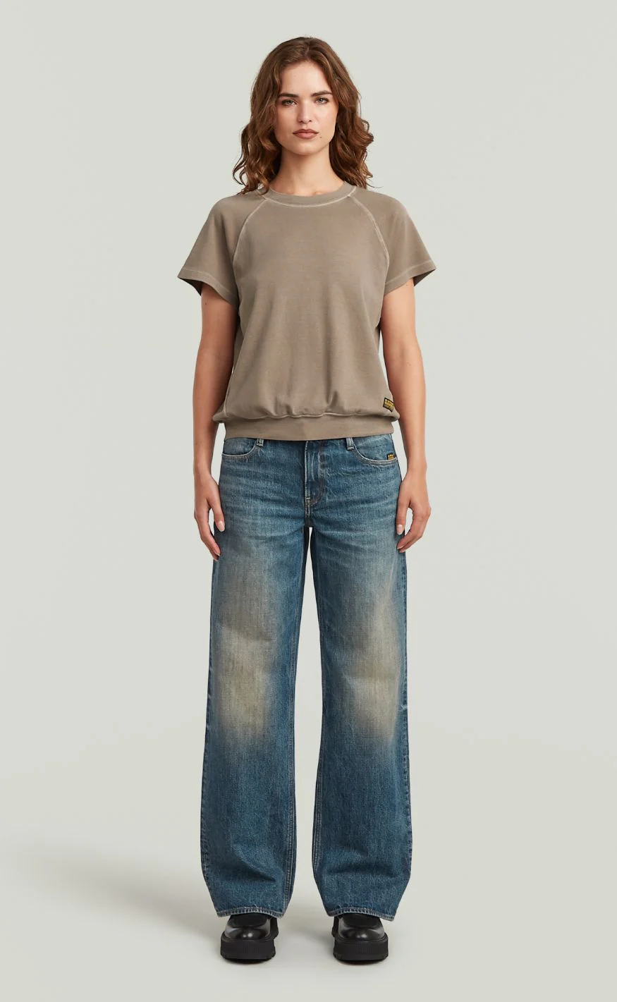G-STAR T-shirt - Raglan r t wmn - Deep Walnut GD - Image 3