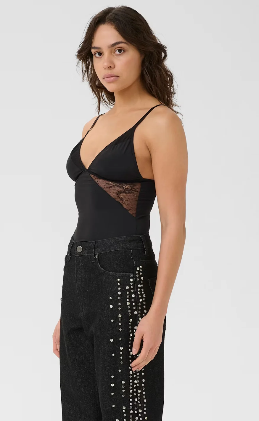 Gestuz Top - Cami Blonde - Black - Image 5