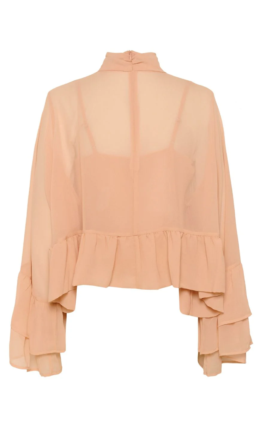 Gestuz Bluse - Chiffany - Maple Sugar - Image 3