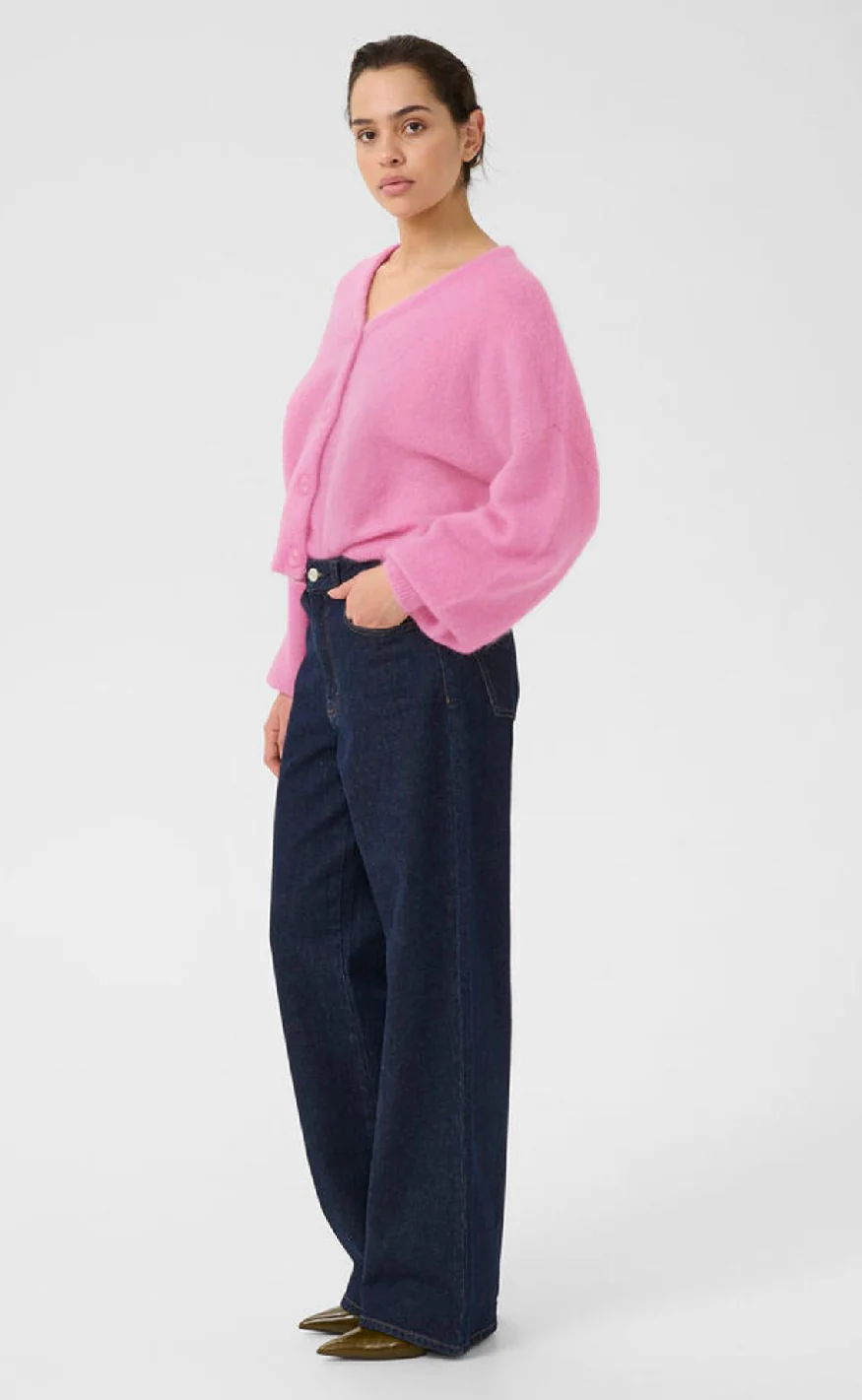 Gestuz Cardigan - Debbie - Begonia Melange - Image 8