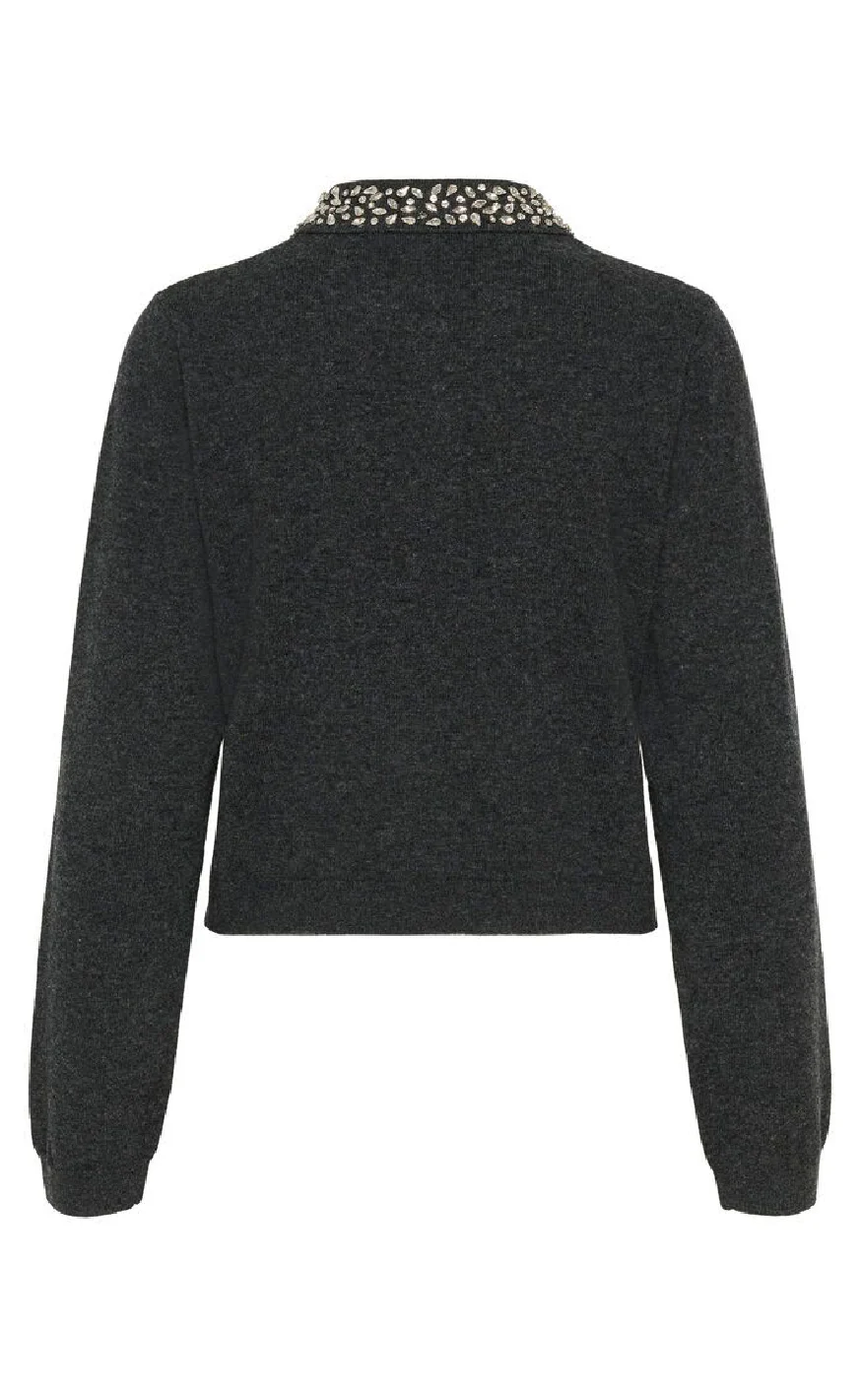Gestuz Pullover - Manzi - Deep Graphite Melange - Image 4